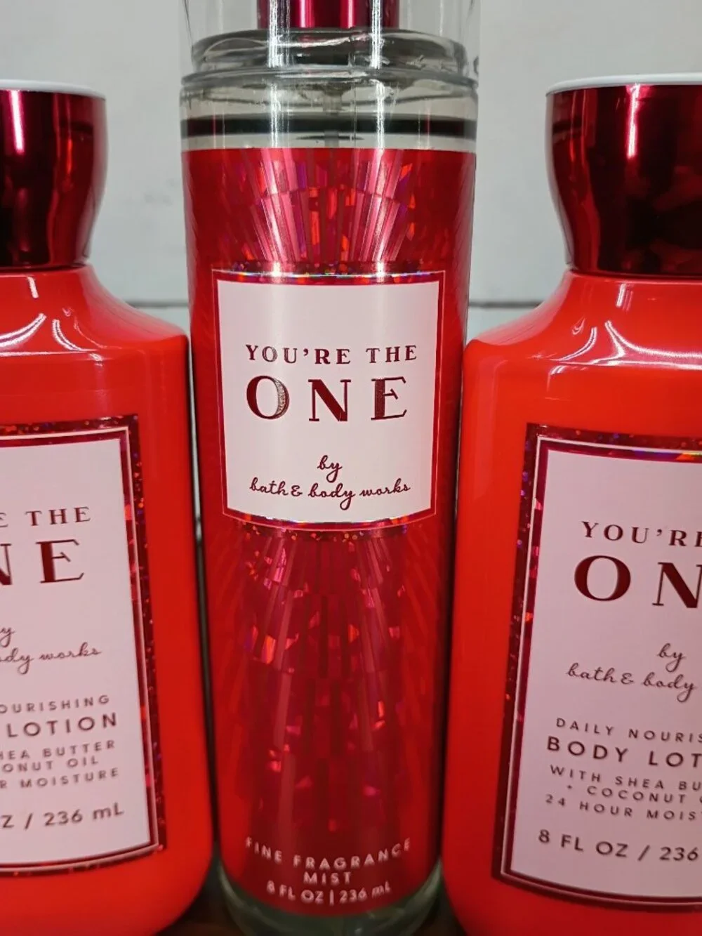 Youre The One Gift Set: Body Lotion (8 Oz) & Fine Fragrance Mist (8 Oz) By Bath